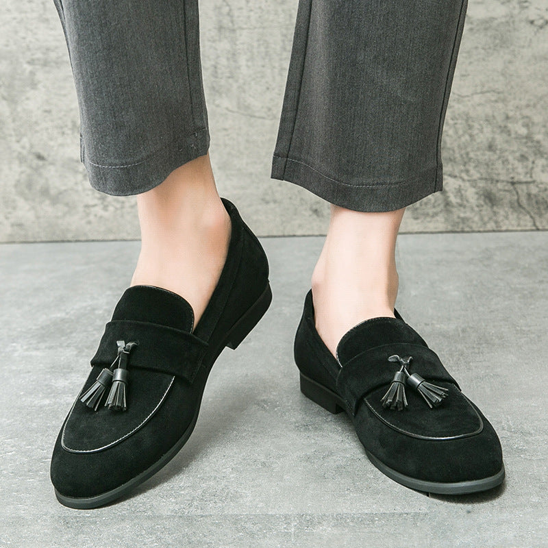 Eric | Heren Loafers met Kwastdetail en Ronde Neus