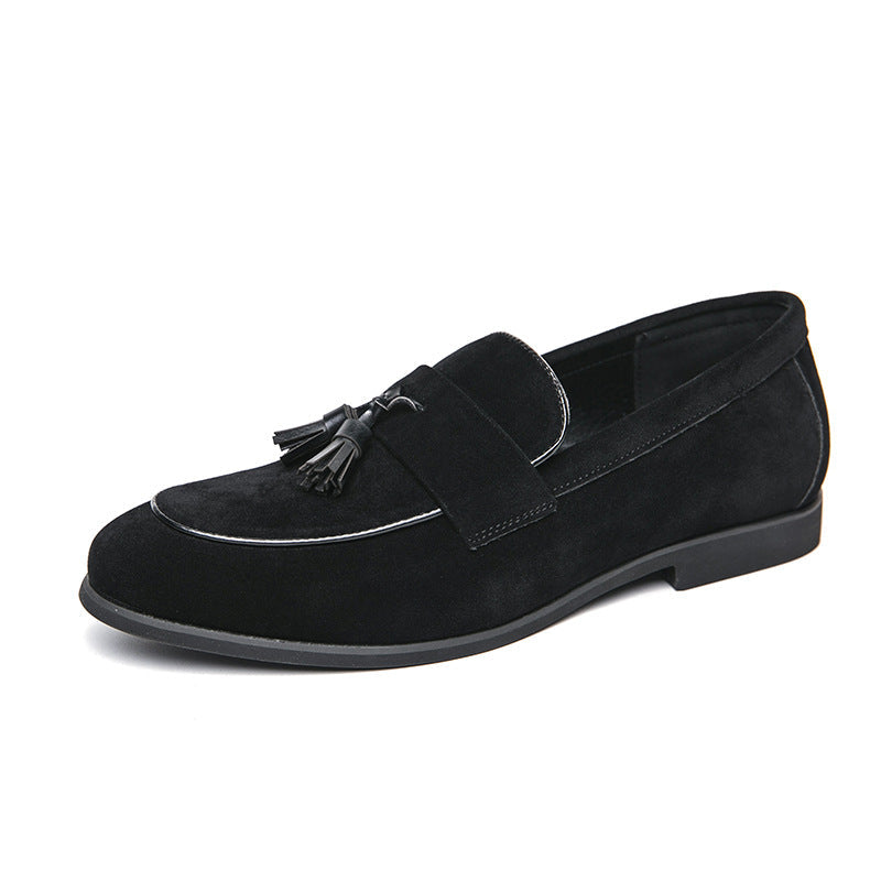 Eric | Heren Loafers met Kwastdetail en Ronde Neus