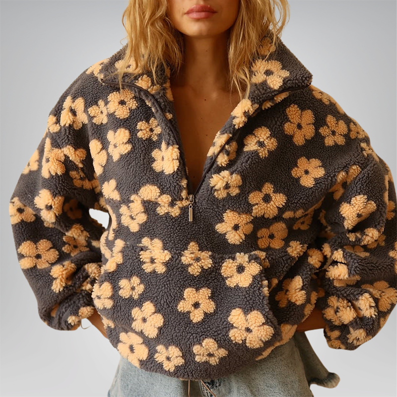 Daisy | Cozy Bloem Trui