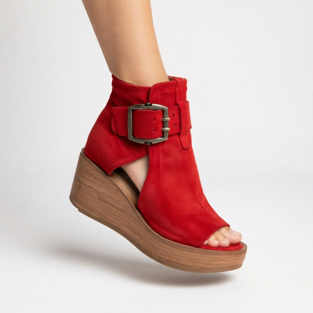 Tiara | Sandalen met Open Teen Wedge voor Vrouwen