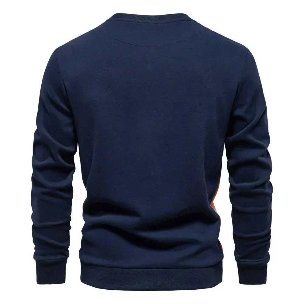 Jorvellan | Herensweater met moderne zijaccenten