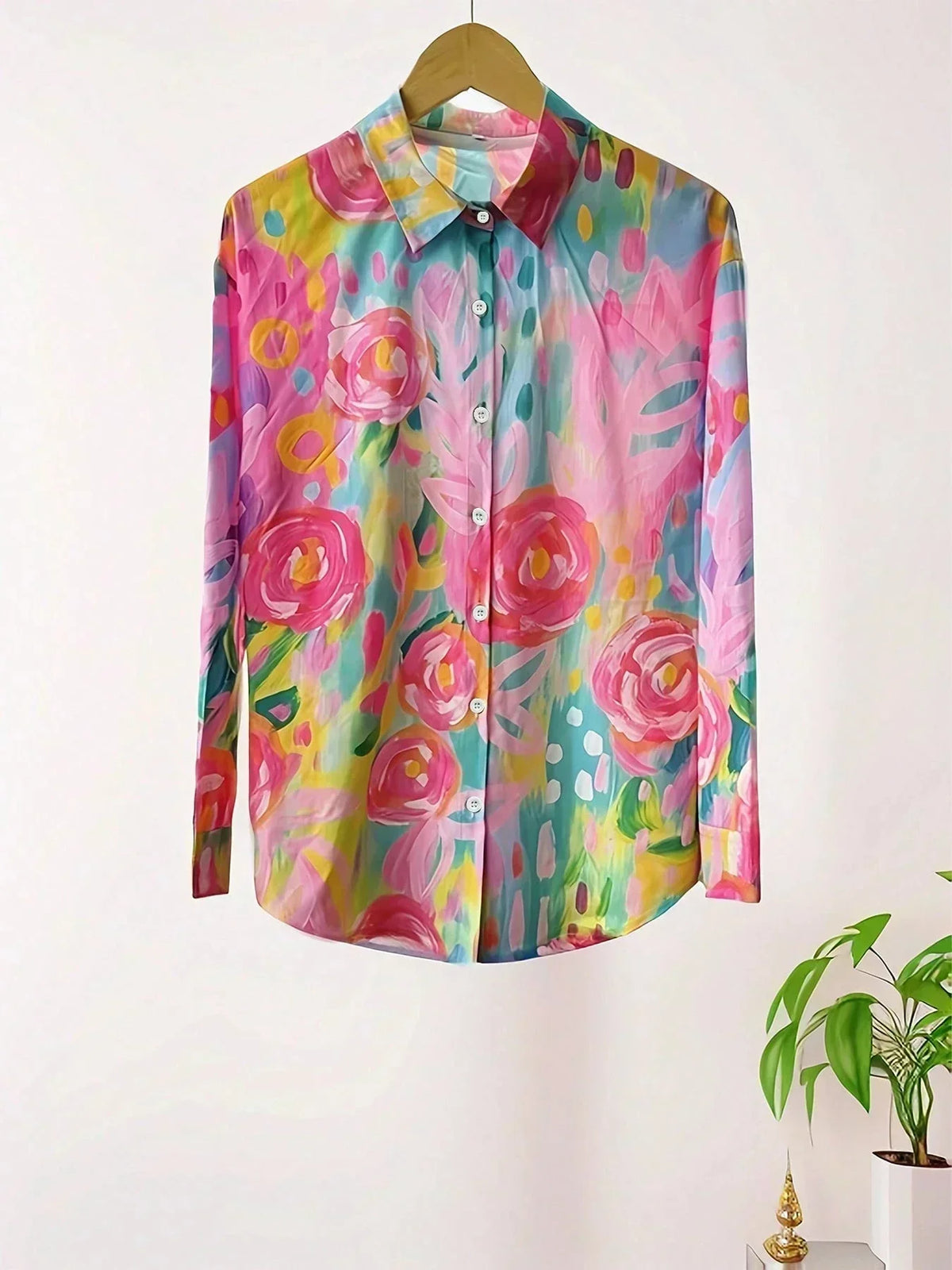 Portia | Blouse met kleurrijke print