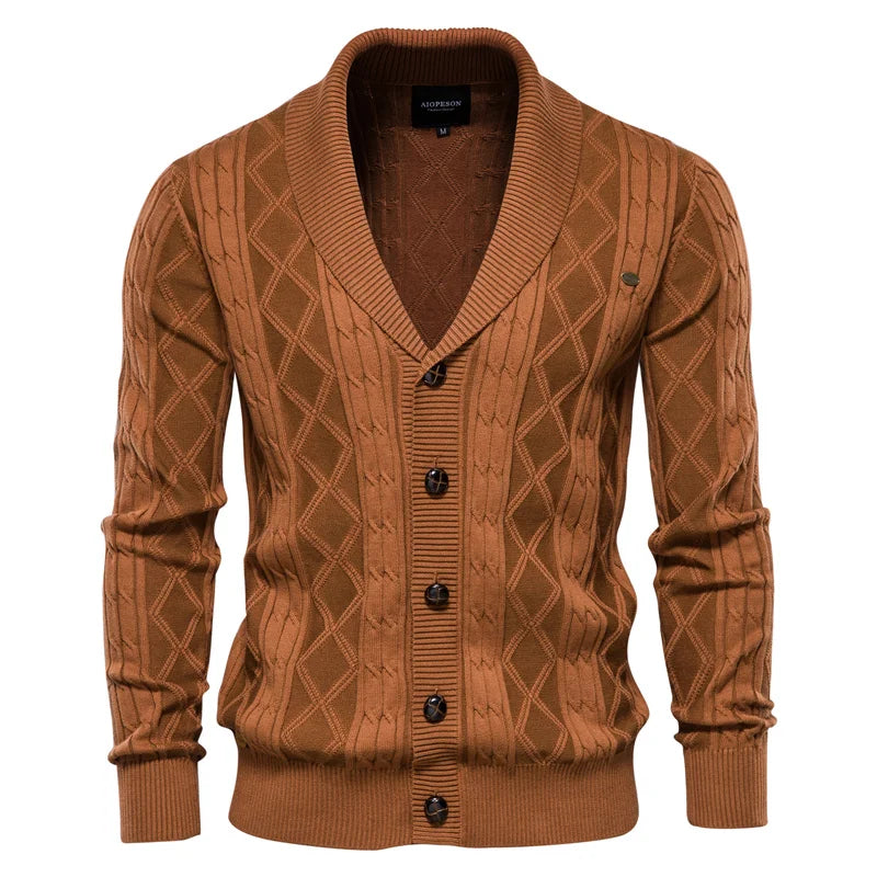 Jorvian | Heren Cardigan met Knopen