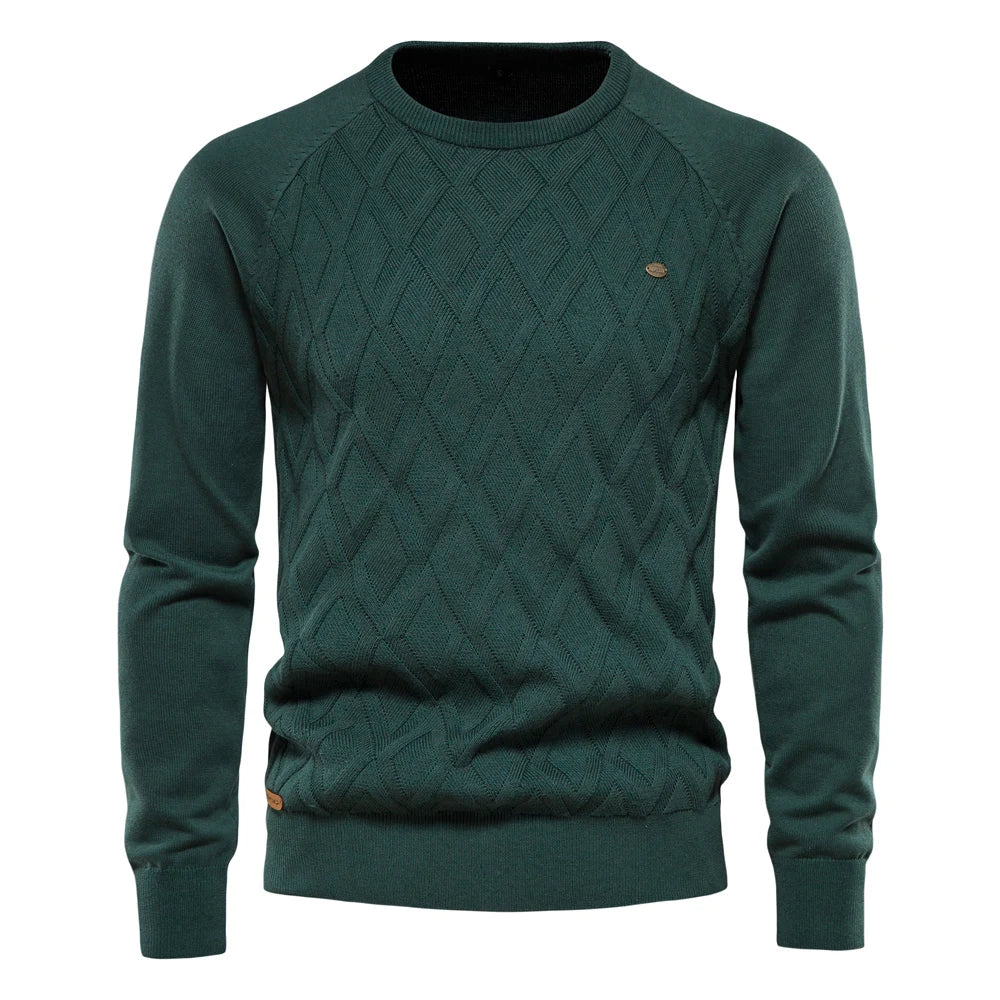 Fenlarden | Heren Trui Met Ruitdesign