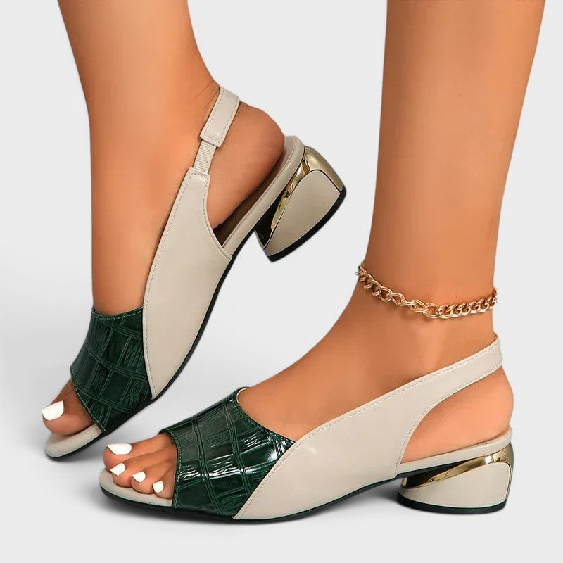 Clarrice | Sandalen met lage hak
