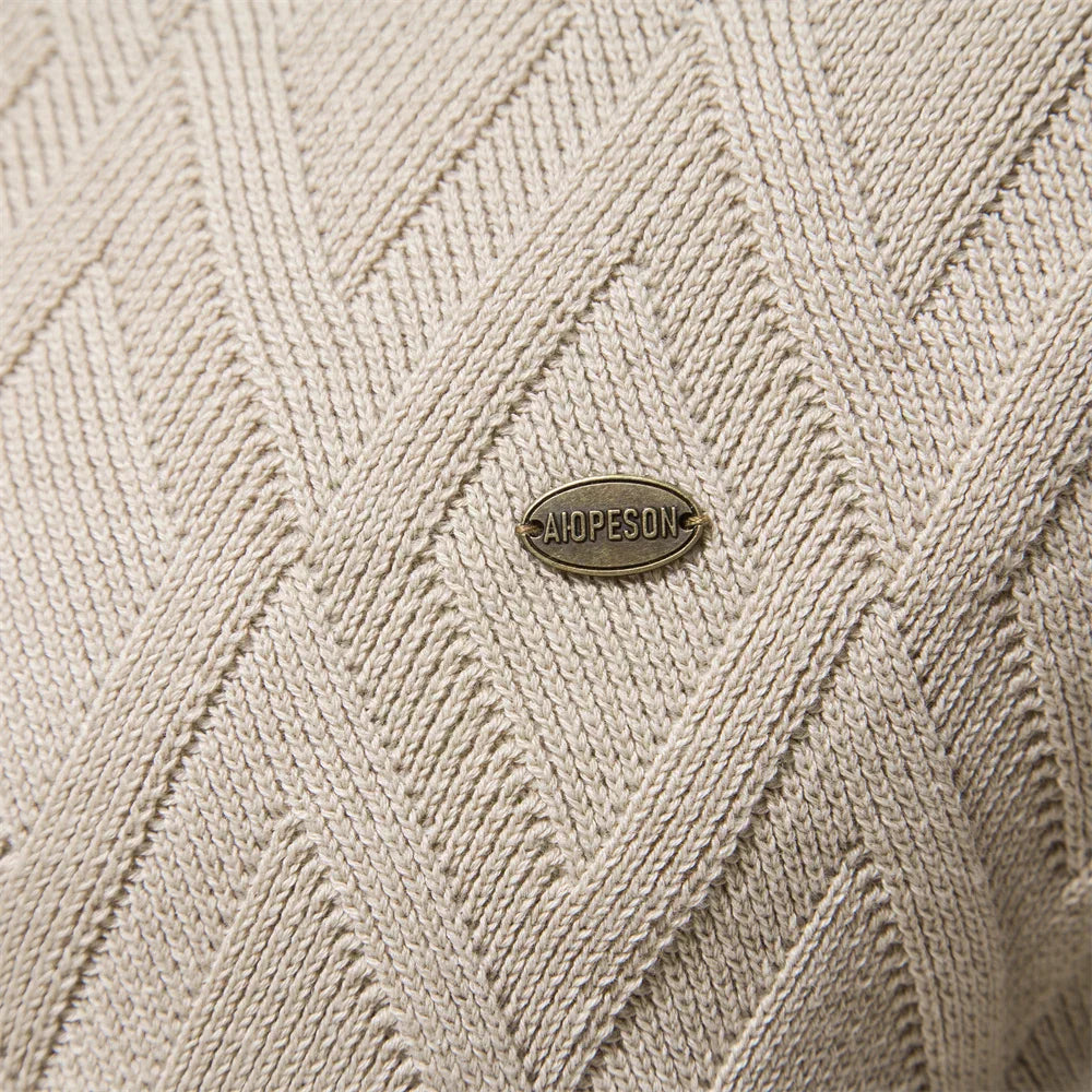 Fenlarden | Heren Trui Met Ruitdesign