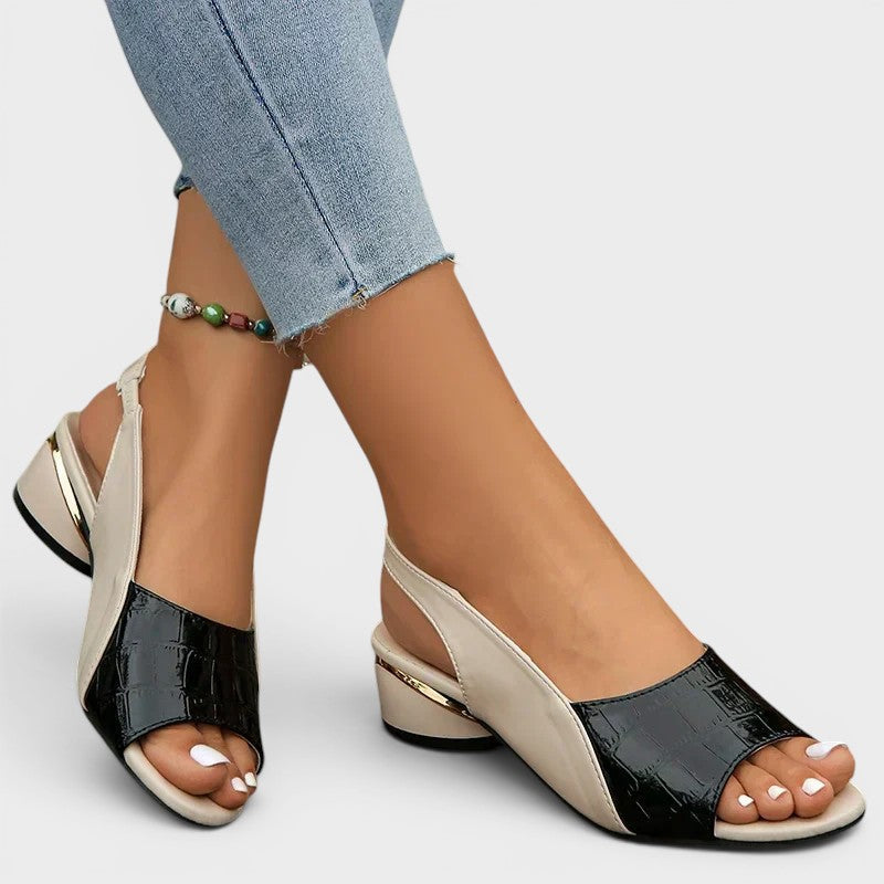 Clarrice | Sandalen met lage hak