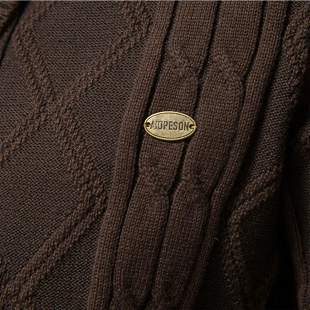 Jorvian | Heren Cardigan met Knopen
