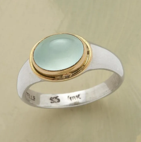 Groene Diamanten Ring