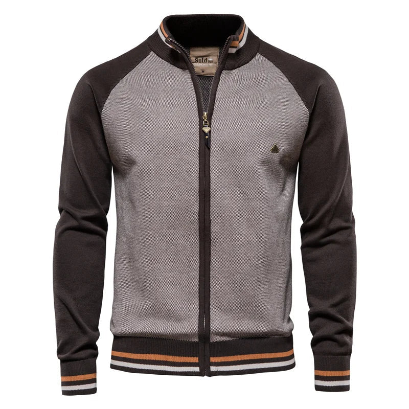Nesvaldir | Herenvest met moderne rits en sportieve details