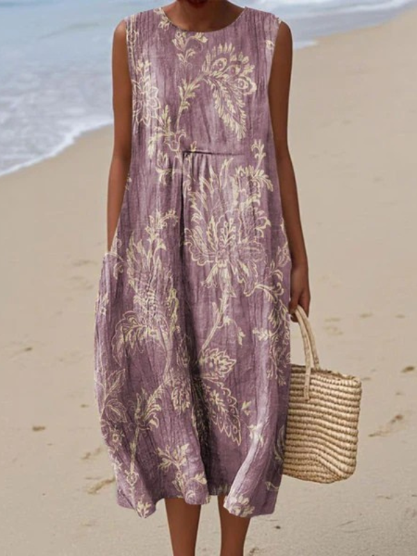 Xandra | Bloemen Midi Jurk