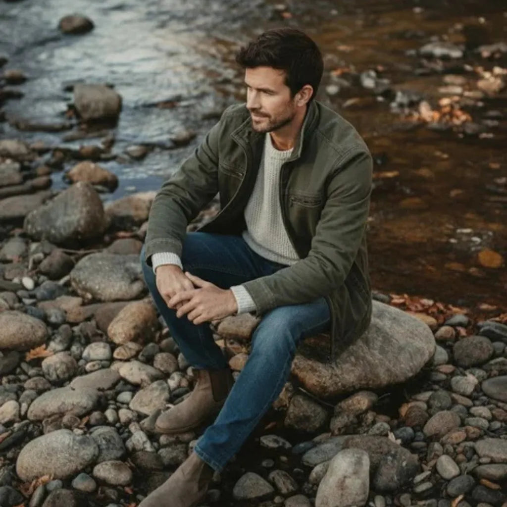 Jared | Vintage jas met rits