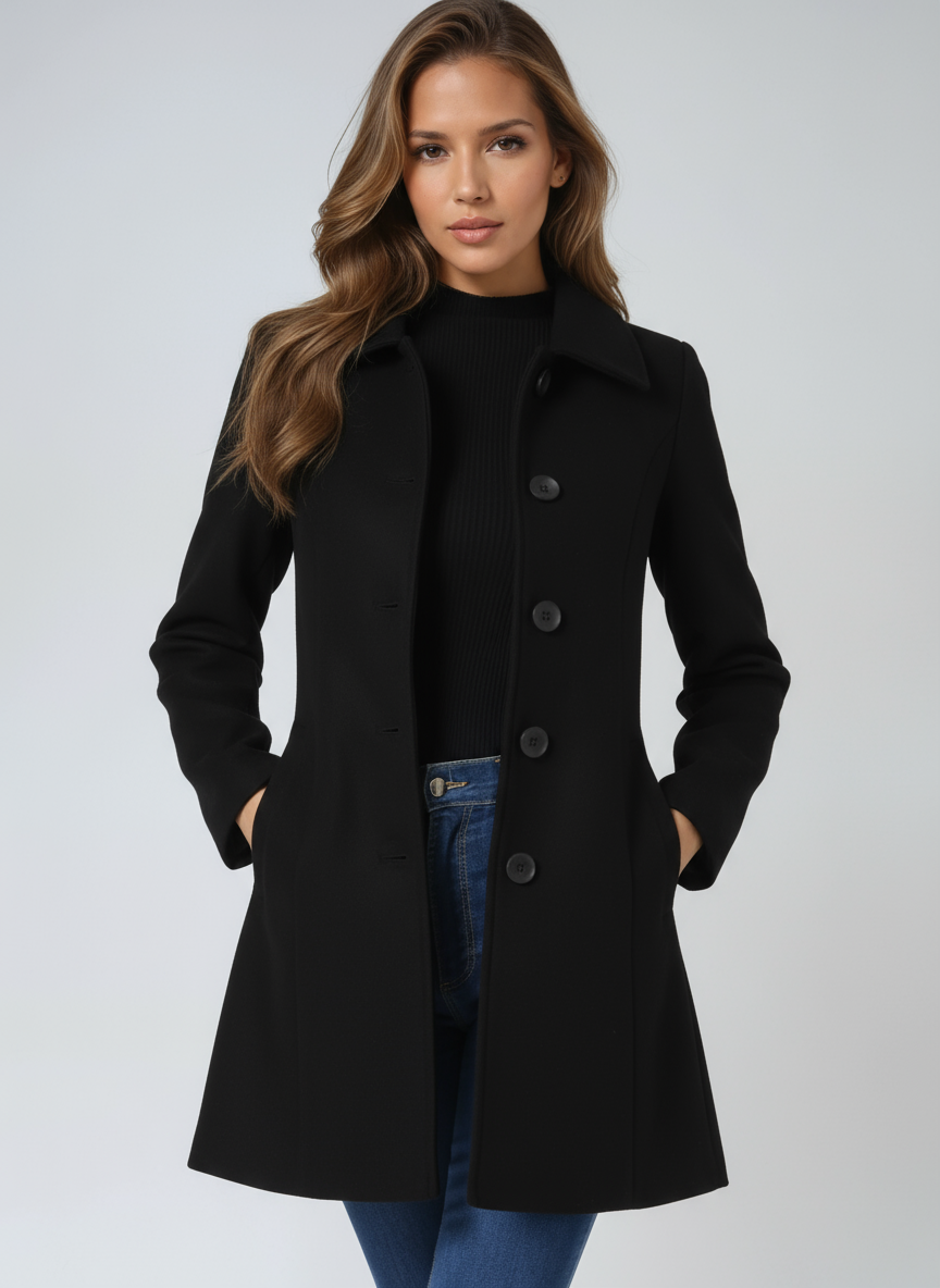 Sylvianne | Dames Enkelrij Mantel