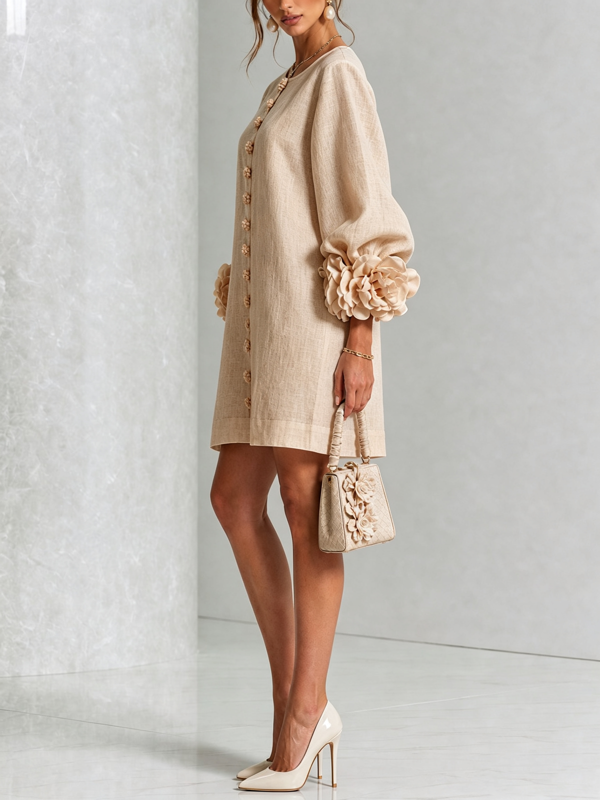Therese | Bloemen mini-jurk