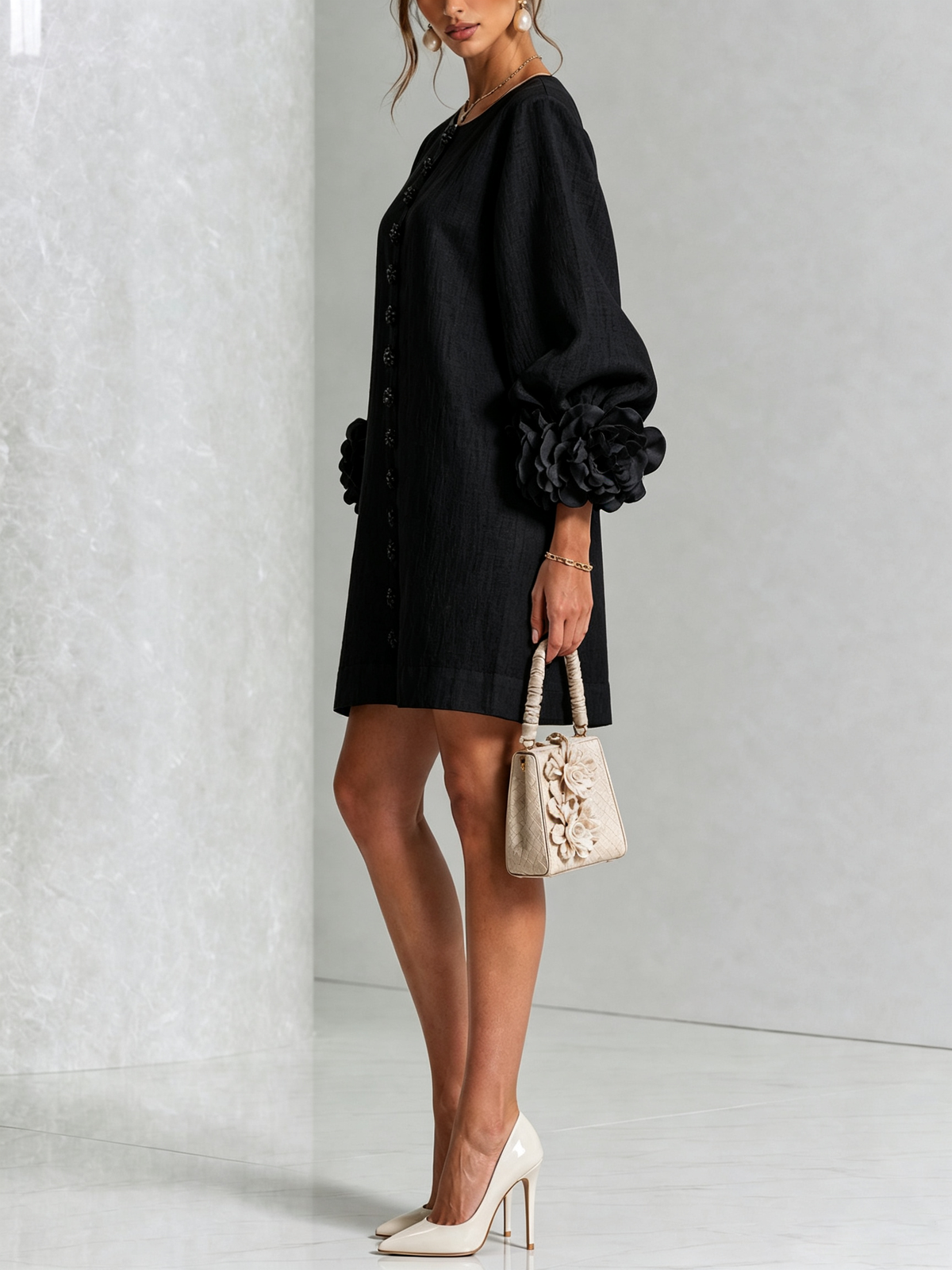 Therese | Bloemen mini-jurk