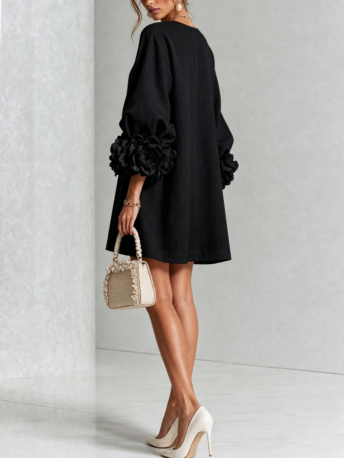 Therese | Bloemen mini-jurk