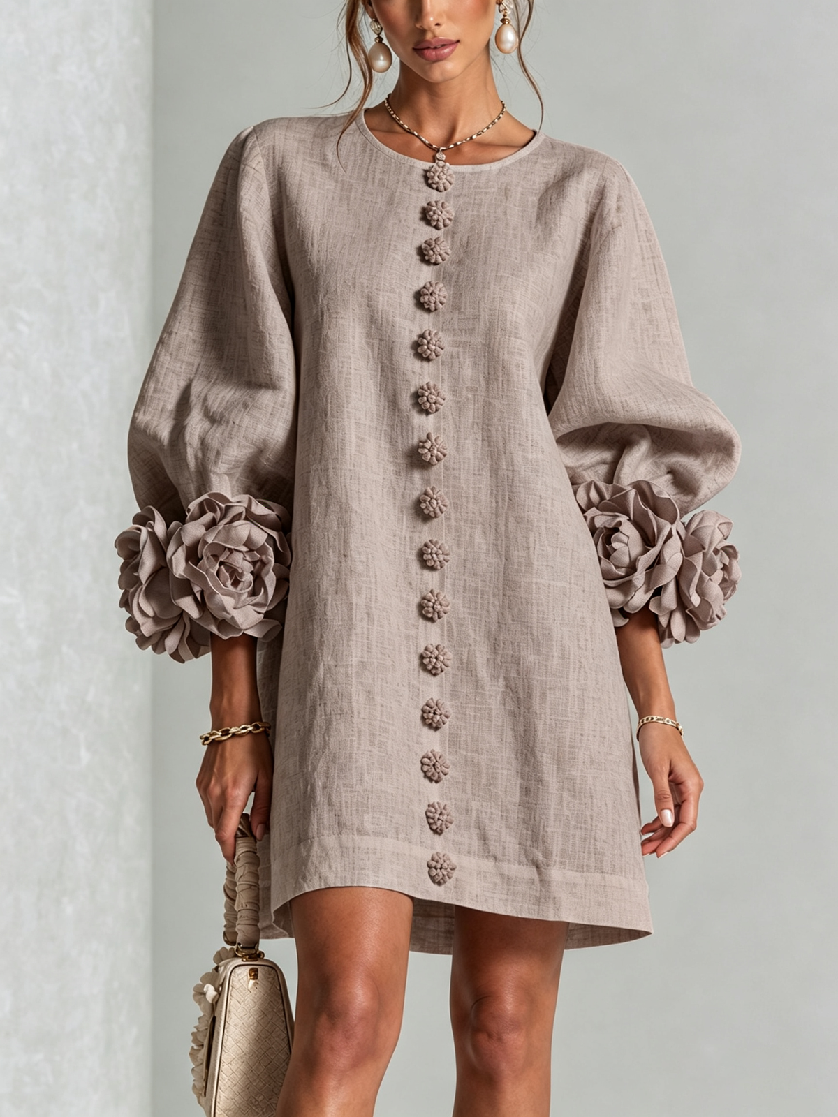 Therese | Bloemen mini-jurk