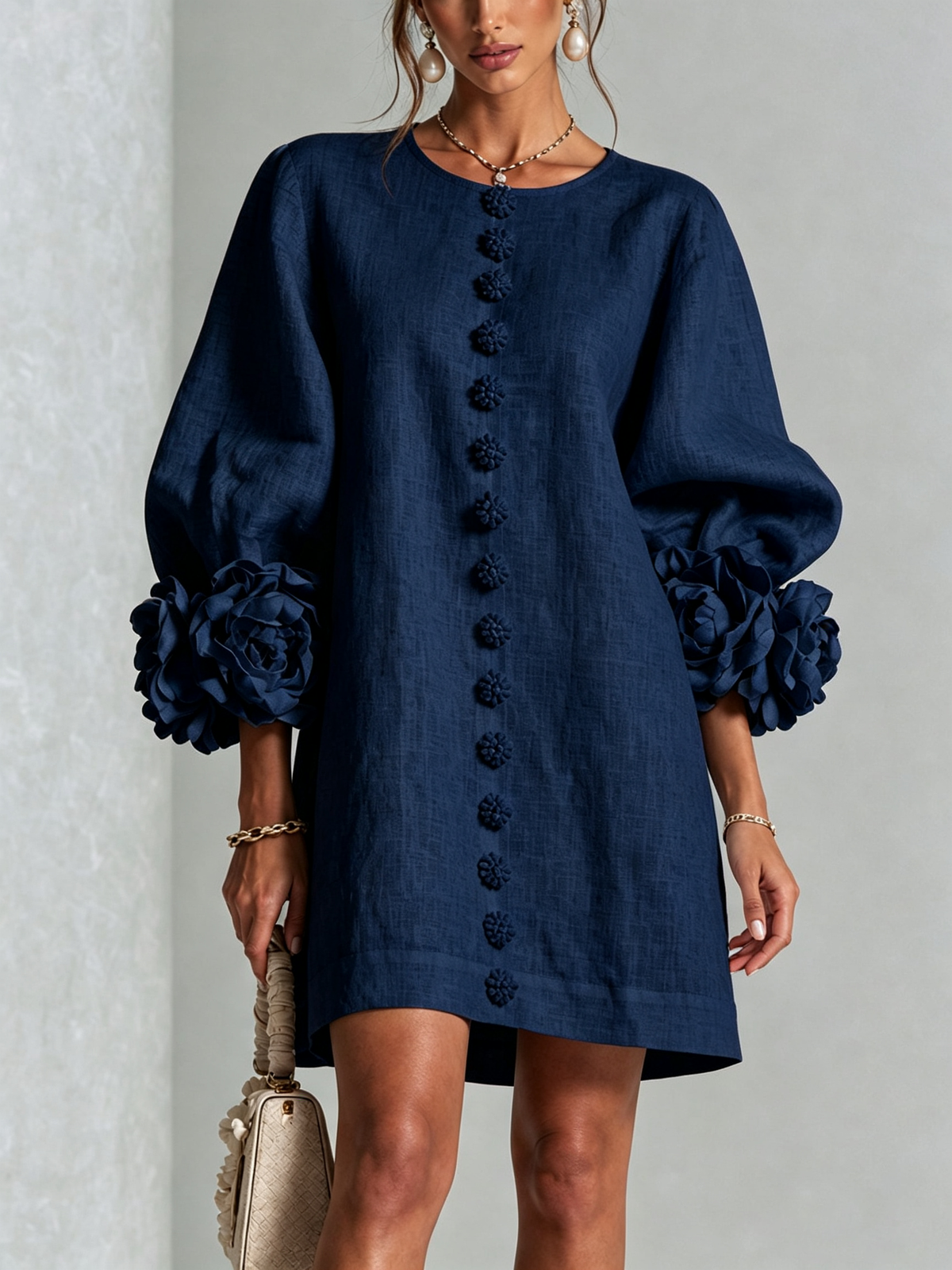 Therese | Bloemen mini-jurk