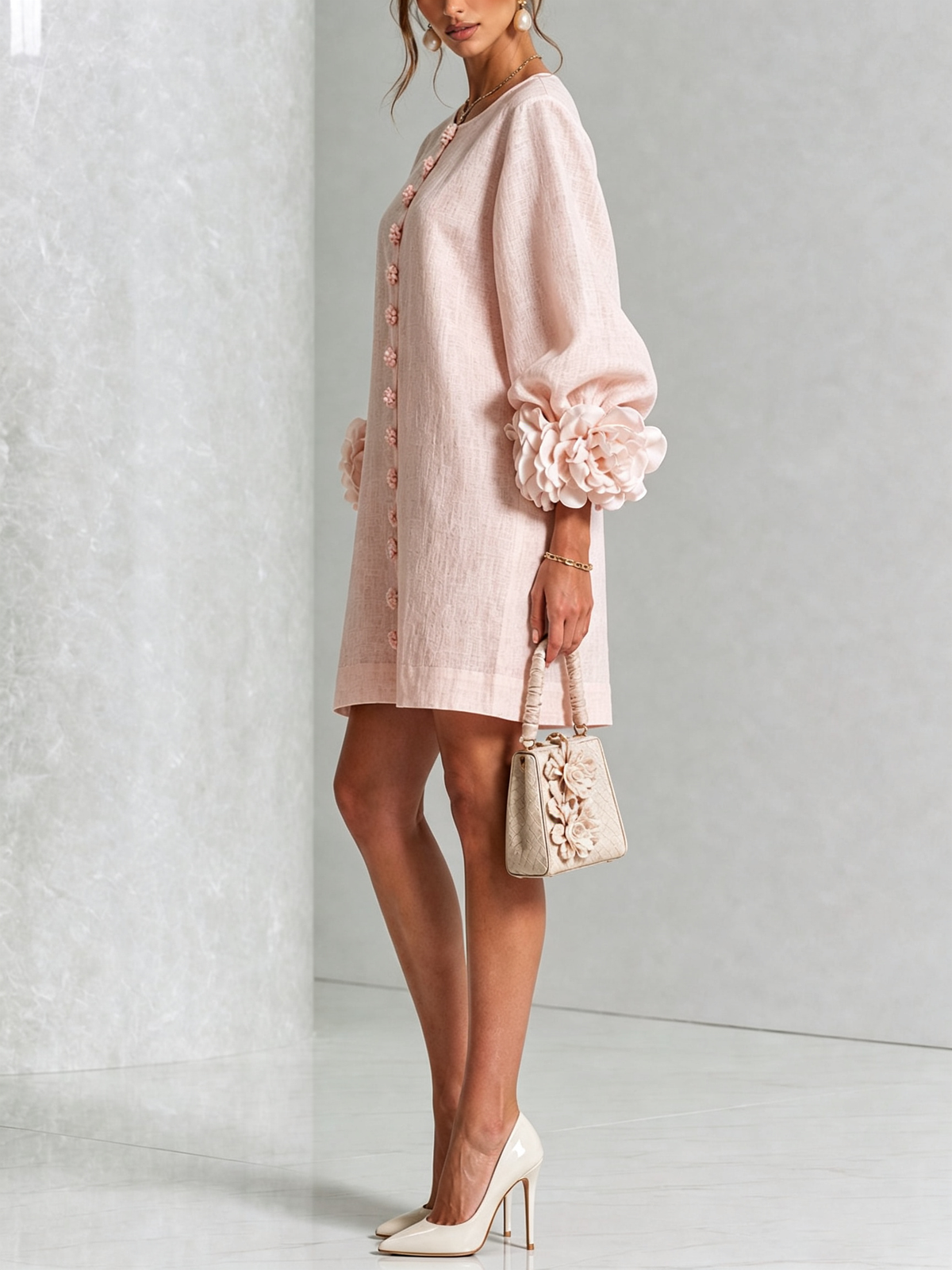 Therese | Bloemen mini-jurk