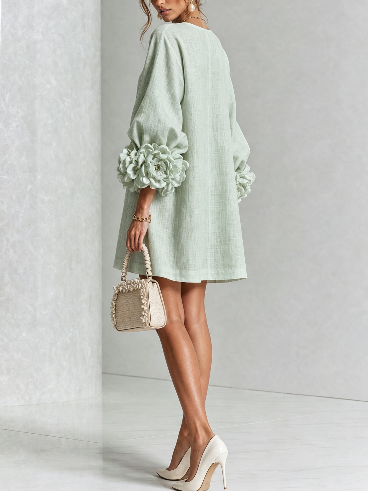 Therese | Bloemen mini-jurk