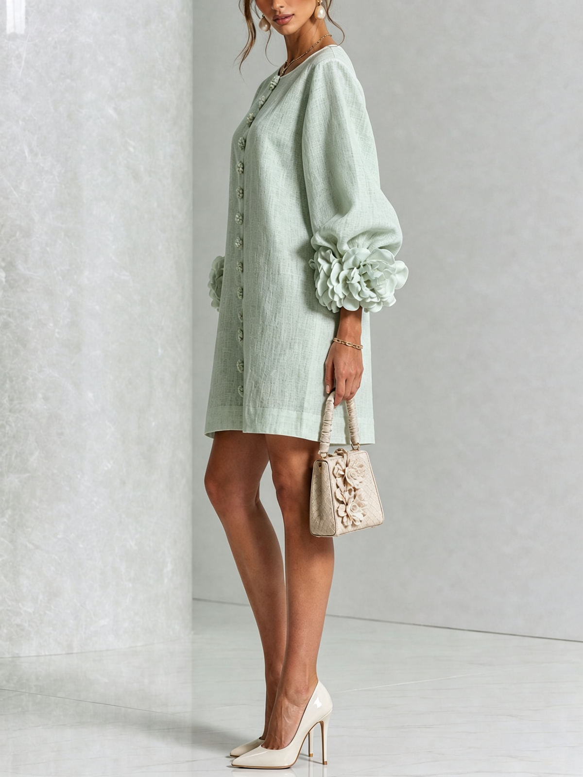 Therese | Bloemen mini-jurk