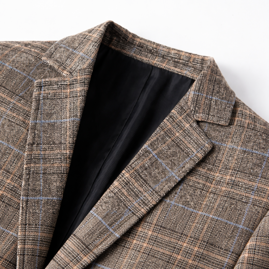 George | Heren Blazer met Ruitpatroon