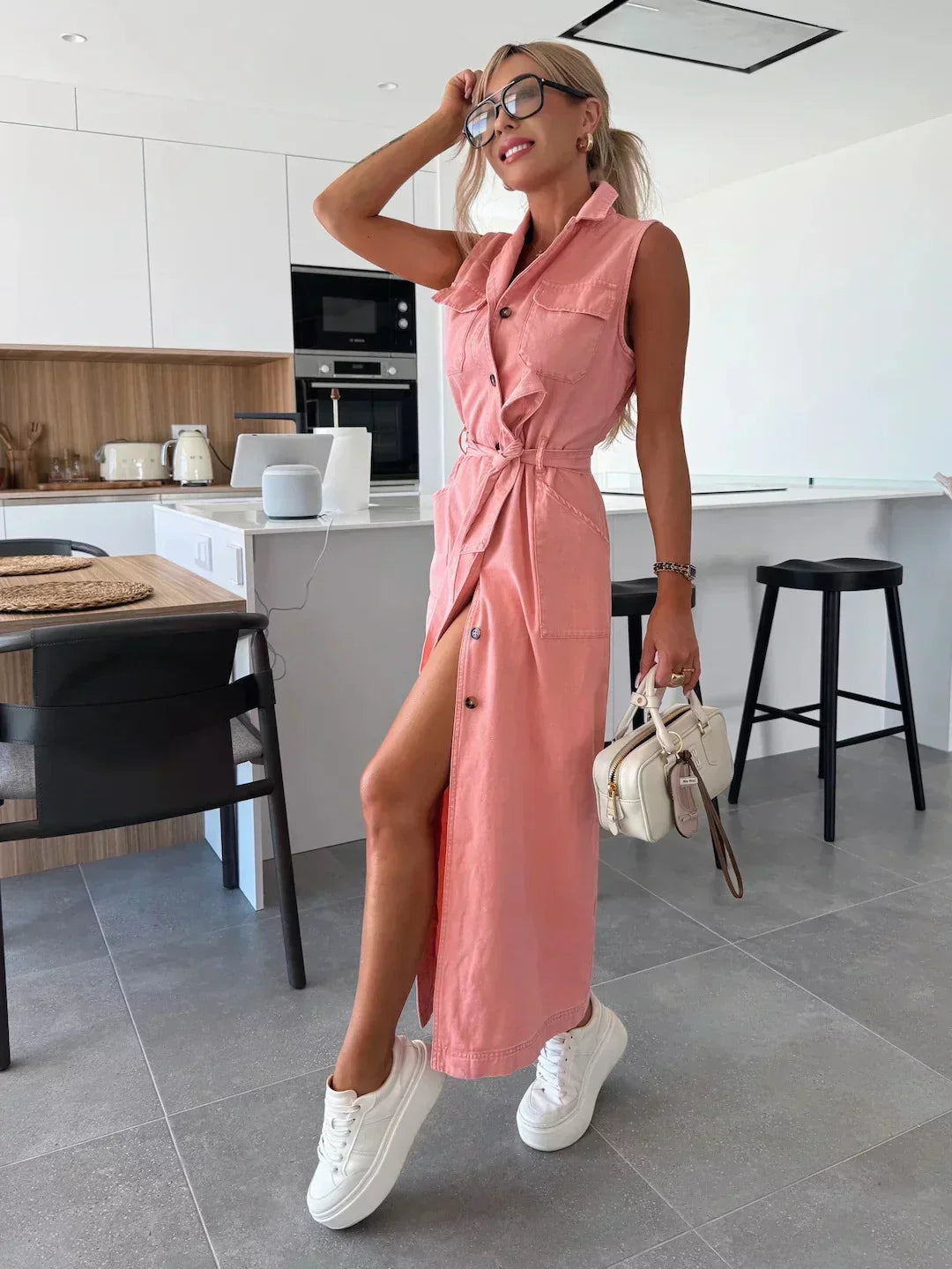 Katarina | Maxi Denim Jurk