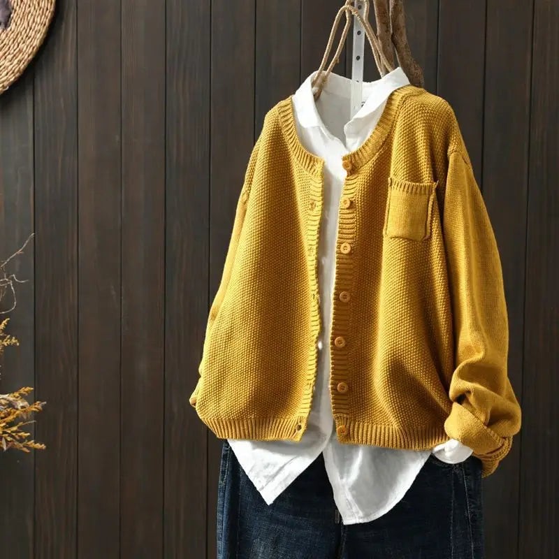 Julia | Losvallend V-hals Vest