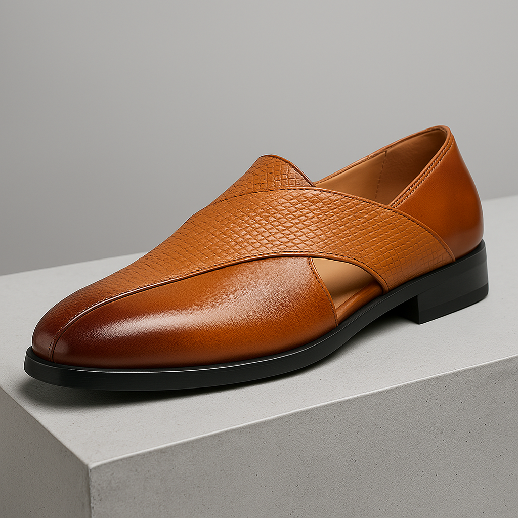 Oscar | Loafers met gekruiste bandjes