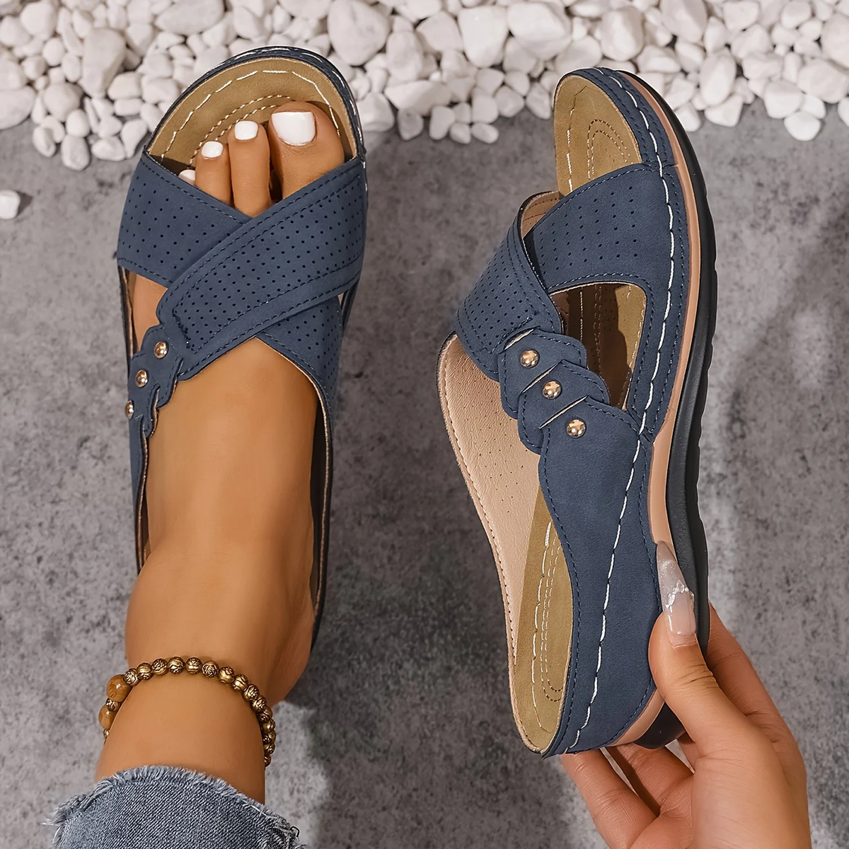 Emilou | Orthopedische Wedge Sandalen