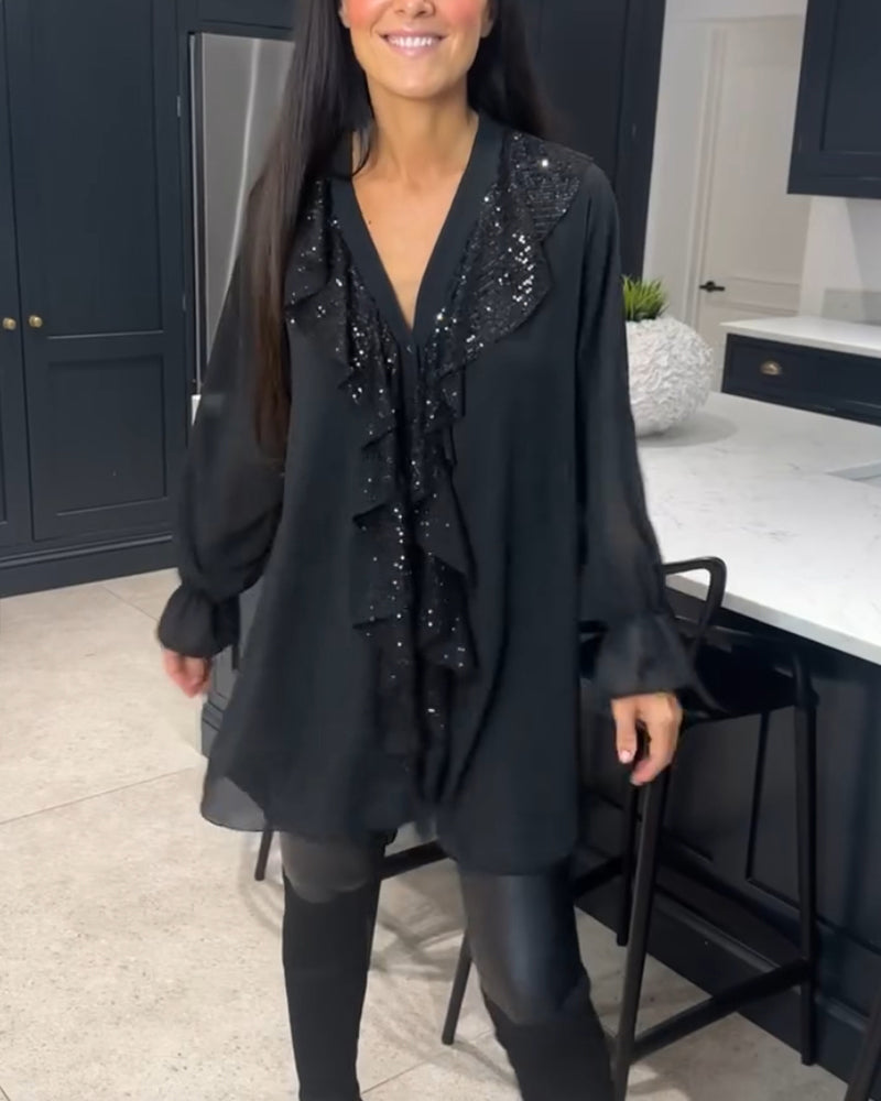 Norélise | Elegante Blouse Met Ruches