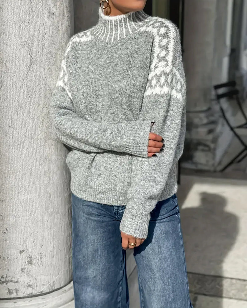 Mirthe | Warme Trui met Scandinavische Flair