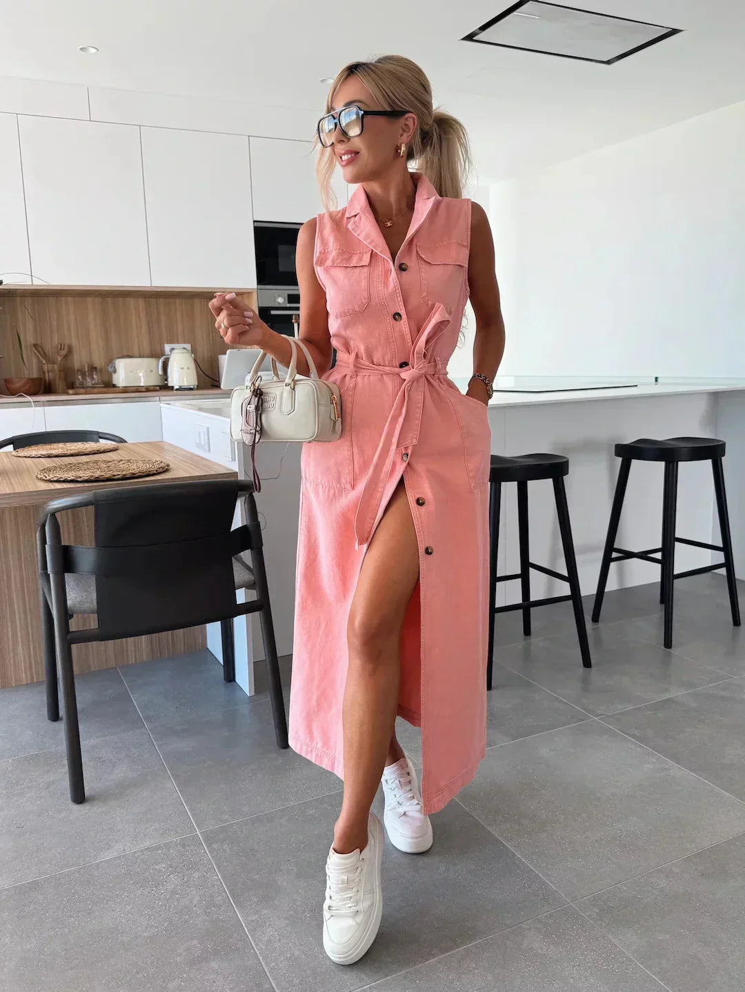 Katarina | Maxi Denim Jurk