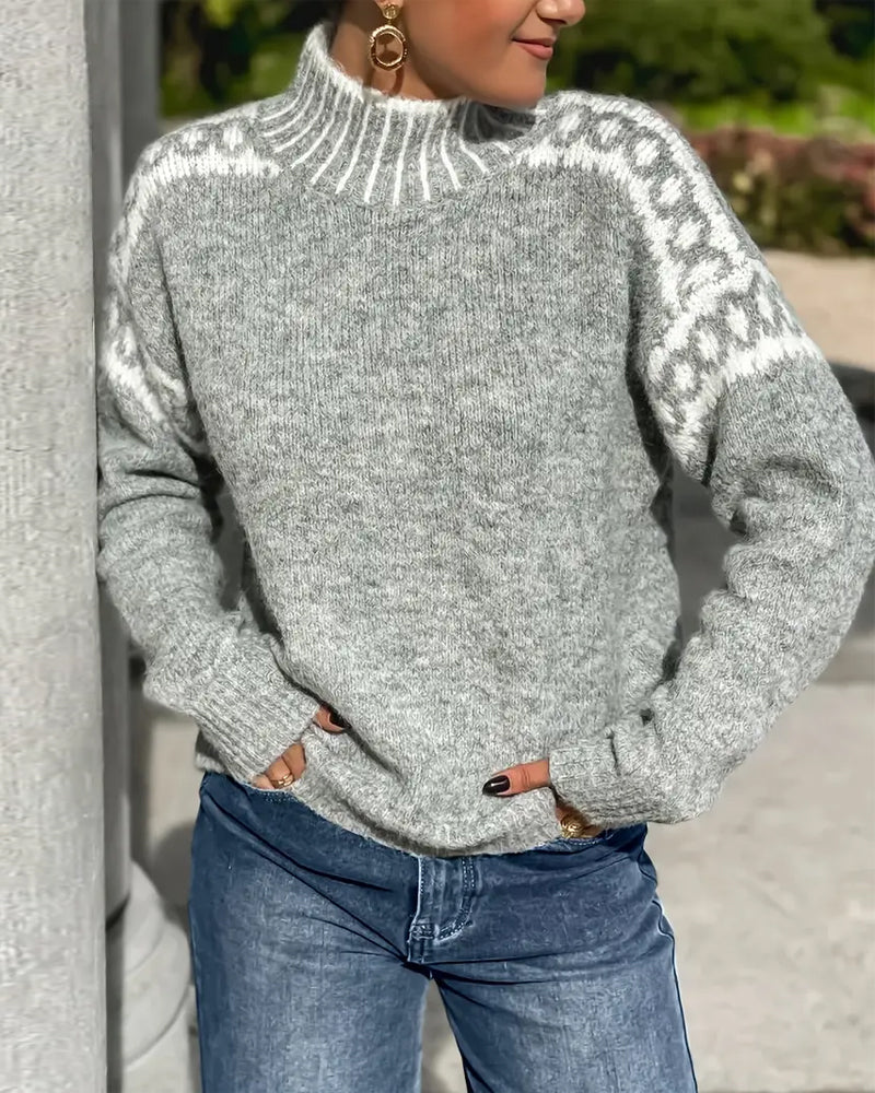 Mirthe | Warme Trui met Scandinavische Flair