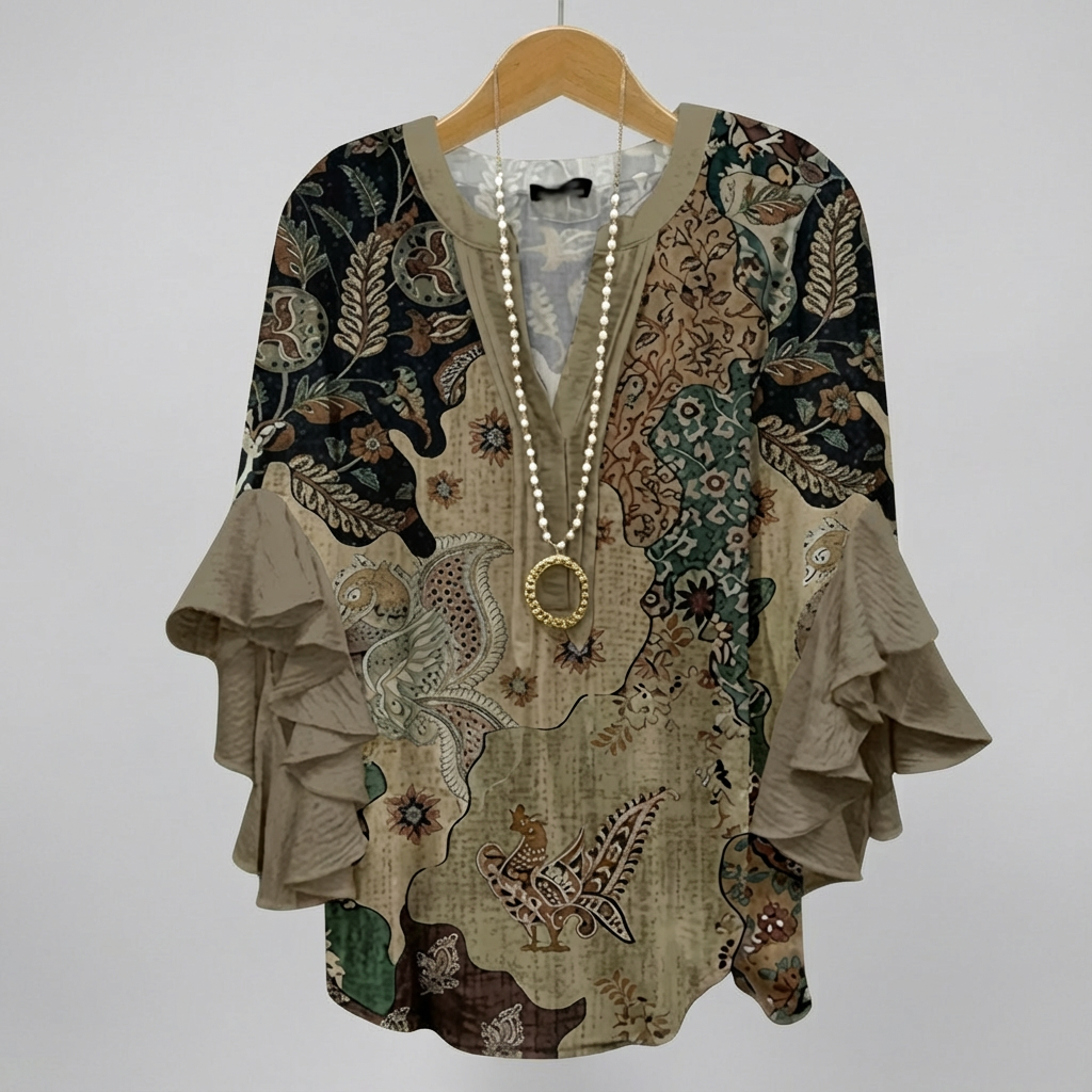 Mabelle | Blouse met V-hals