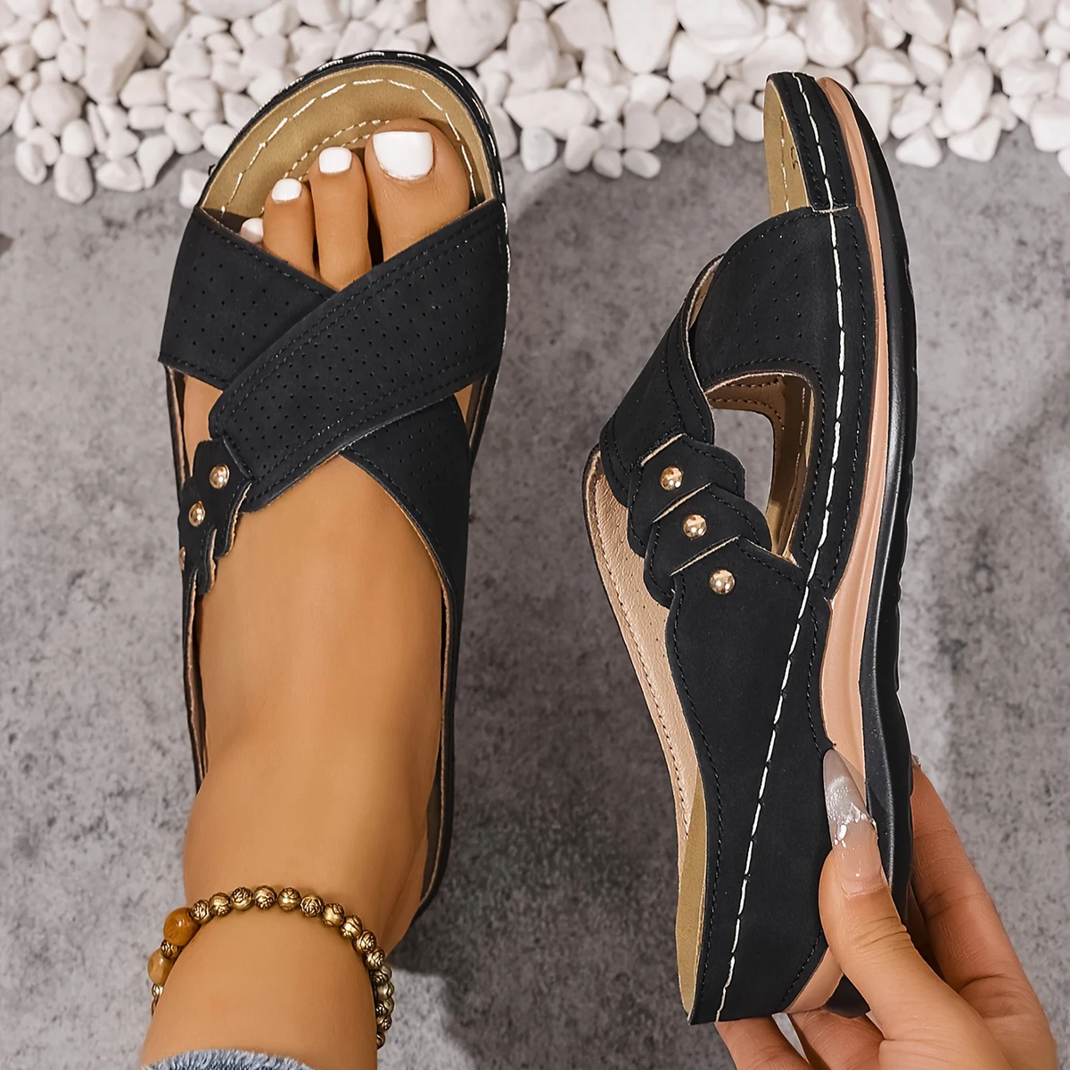 Emilou | Orthopedische Wedge Sandalen