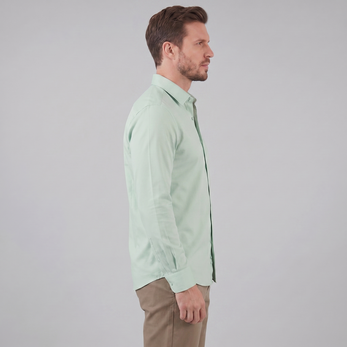 Austin | Heren Overhemd Slim Fit met Lange Mouwen
