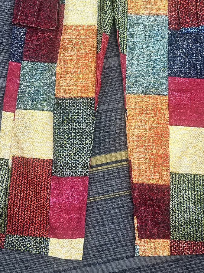 Xavier | Patchwork-cargobroek voor heren