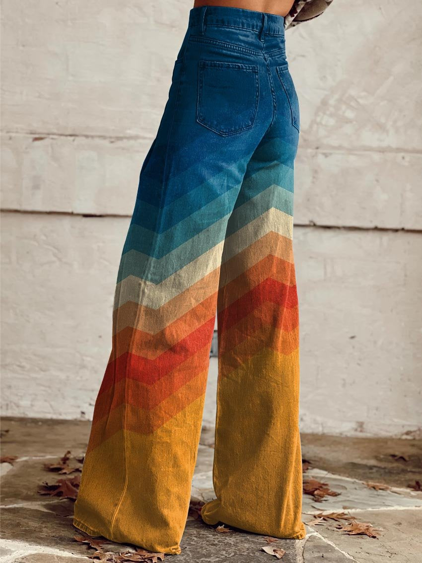 Johannah - Elegante Retro Zigzag Broeken