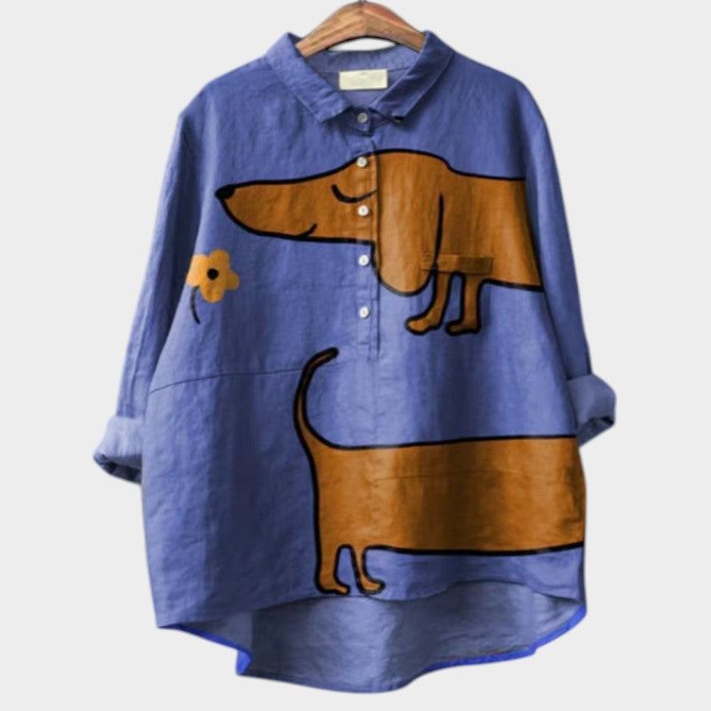 Danica | Tijdloze Blouse met Print