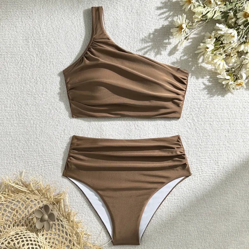 Juliah | Bikiniset met één schouderband en hoge taille