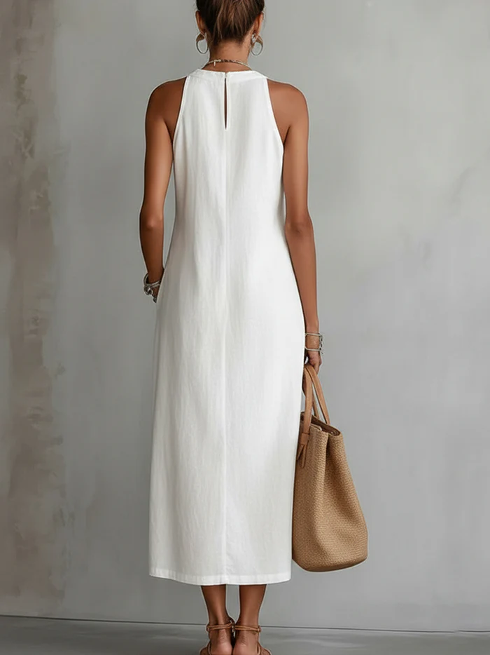 Maricar | Elegante Kant Detail Midi Jurk