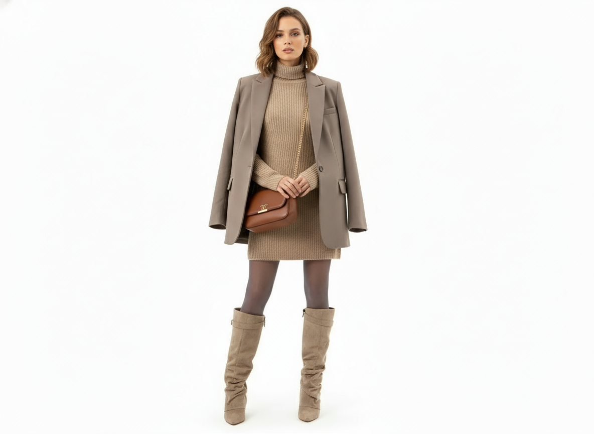 Fardau | Slouchy Laarzen met Spitse Neus
