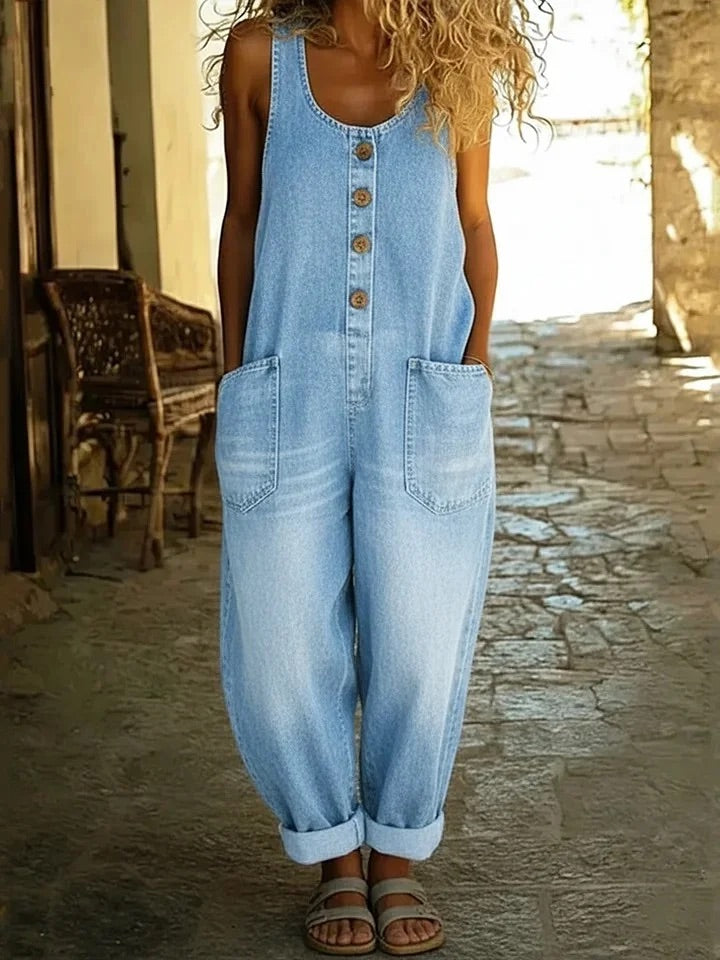 Kayla | Denim Jumpsuit