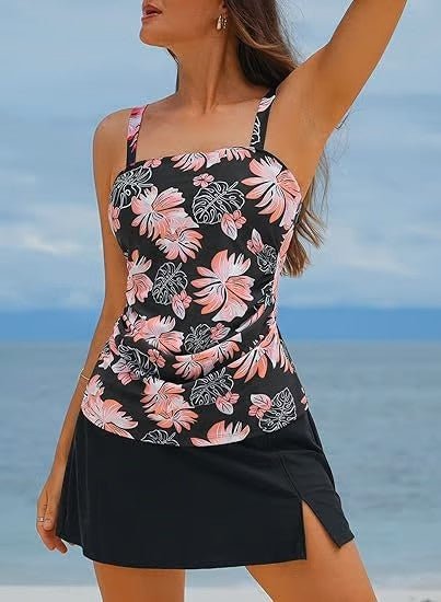 Reyna | Tankini-set met vierkante hals
