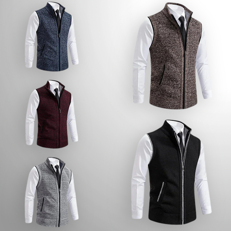 Merlovin | Heren Volledige Ritssluiting Vest