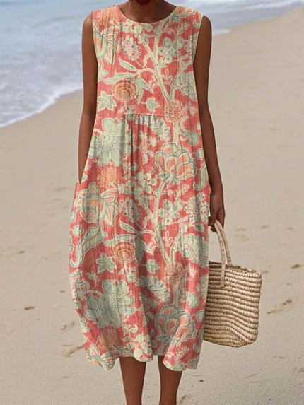 Elin™ Vintage Bloemenjurk